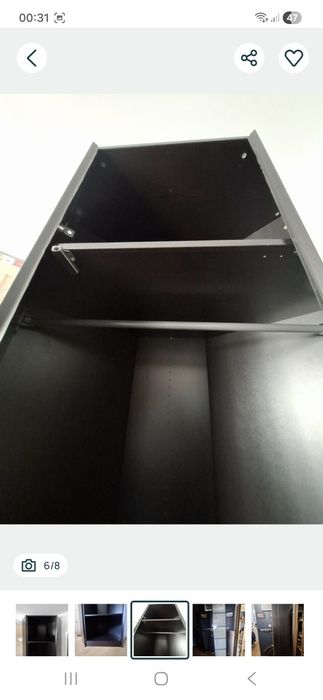 Ikea PAX 236x73x73 czarny brąz
