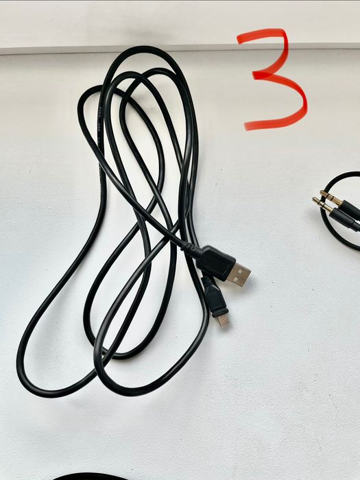 Кабелі Baseuse Usb A to type C 3 м, Usb A - Mirco Usb, 3.5 to 3.5