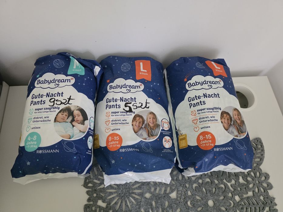 Pieluchomajtki na noc Babydream
