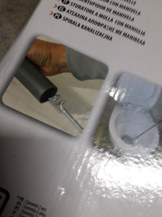 Desentupidor manivela