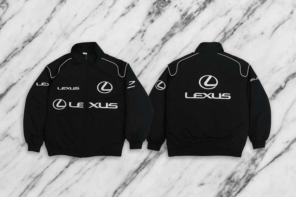 Czarna bomberka Lexus