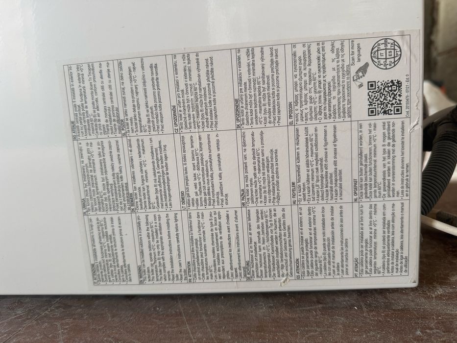 Esquentador/caldeira