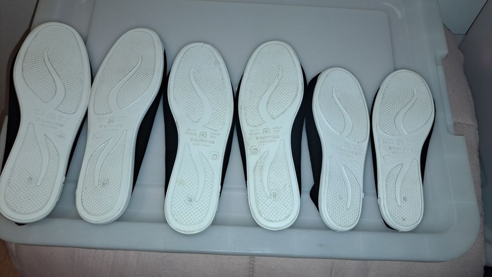 sapatilhas ginástica domyos T31, T37, T38