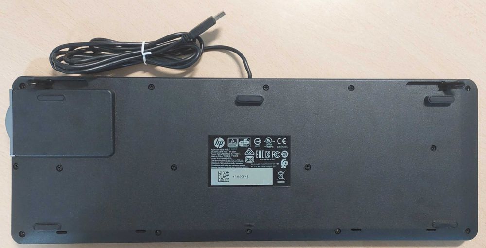 Teclado HP Smart Card com Leitor Cartões Terminal