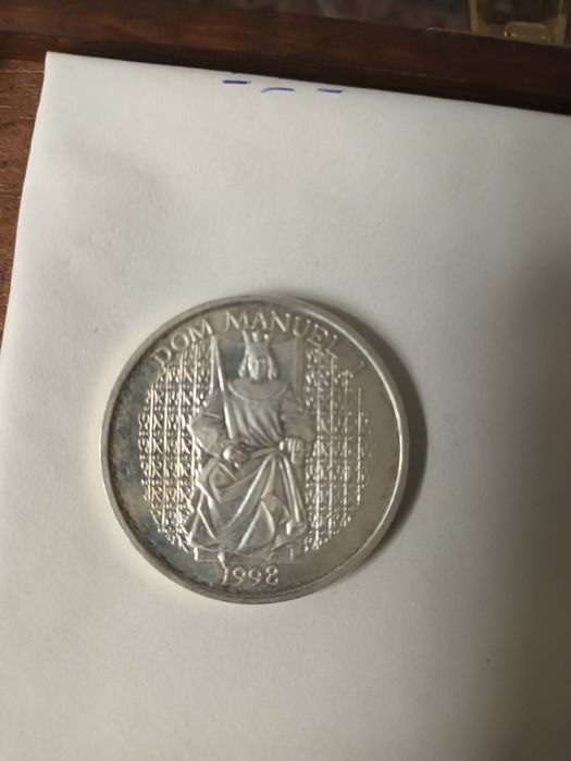 Moeda 1000  escudos 1998 D. Manuel 1