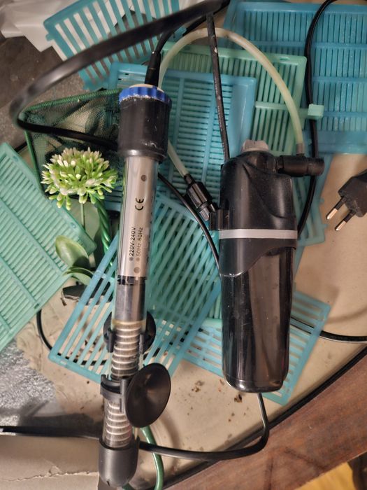 Akwarium 72L + pompka + grzałka zestaw akwariowy