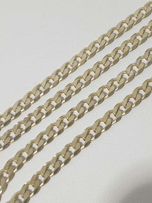 Srebrny Łańcuszek (złocony) 925 14,85g 50cm