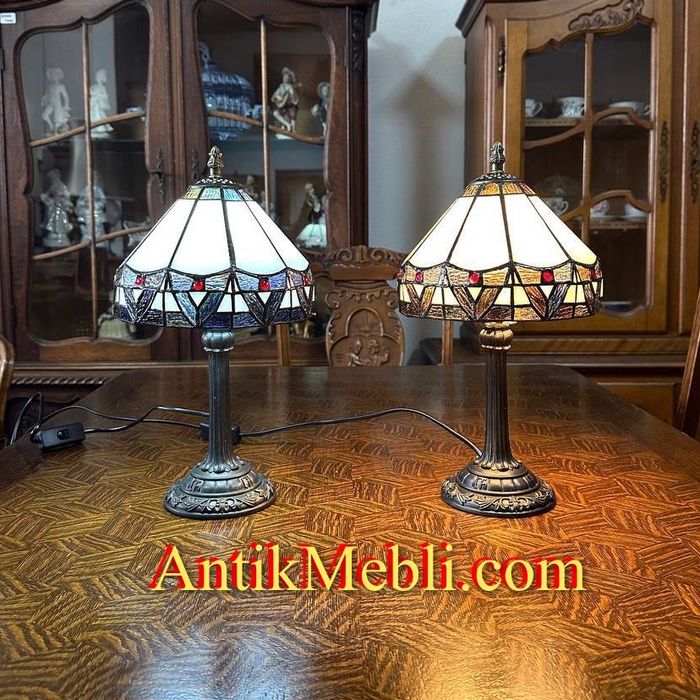 Настольная лампа в стиле Тиффани світильник торшер бу 7810