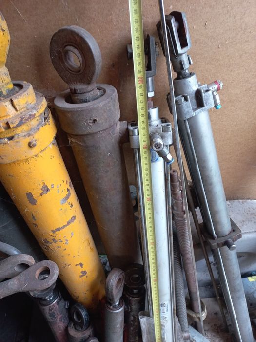 Siłowniki Hydrauliczne i Pneumatyczne - Różne Rozmiary - Sprawne!