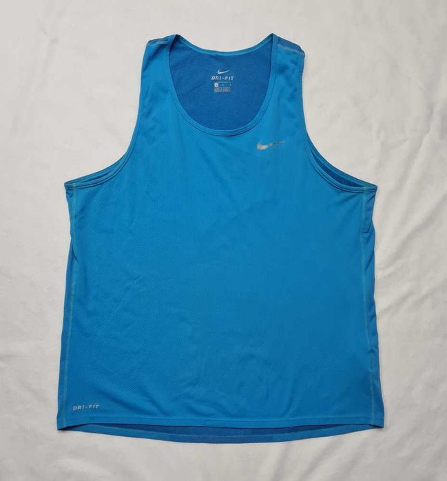 Nike koszulka running trening niebieska L
