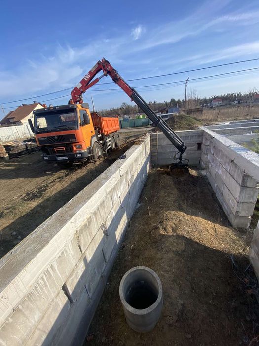 Послуги | оренда кран маніпулятор в/п 20т, стріла 11.7м.