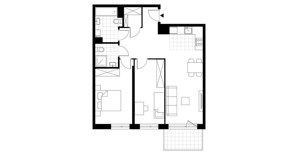 3-pokojowe mieszkanie 69m2 + balkon