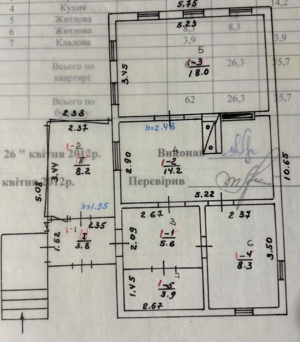 Продаж будинку 60 м2