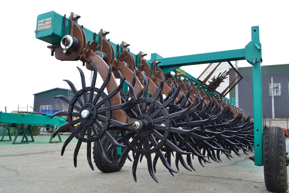 НОВА Борона ротаційна БР-6, мотика гідравлічна,  борона 6метрів