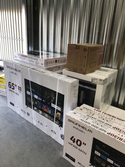 РОЗПРОДАЖ СКЛАДУ! Новий Телевізор Grunhelm 40" Smart TV, WiFI, Android