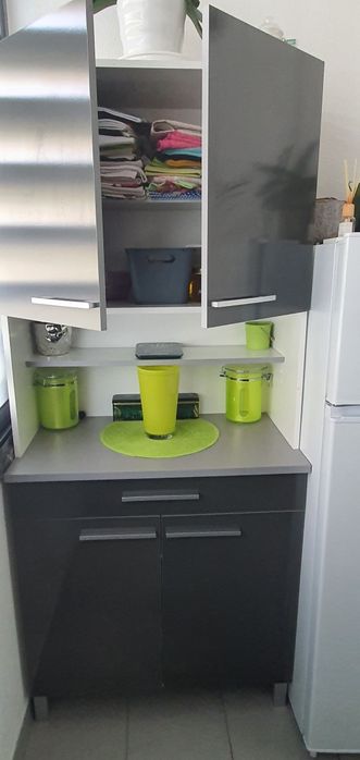 Buffet de cozinha cinza 4 portas