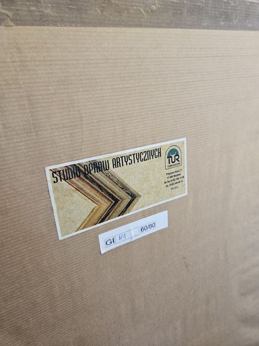 Obraz kobieta oprawiony