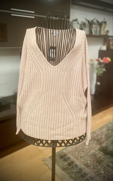 GUESS Sweater de Strass Bege