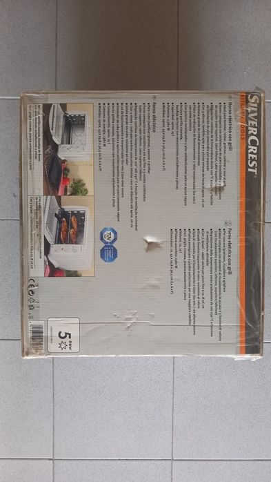 Forno elétrico com grill SilverCrest – novo