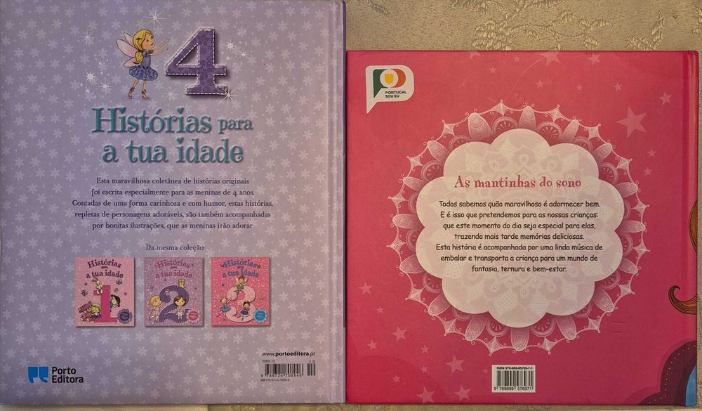 Livros infantis em excelente estado de conservação