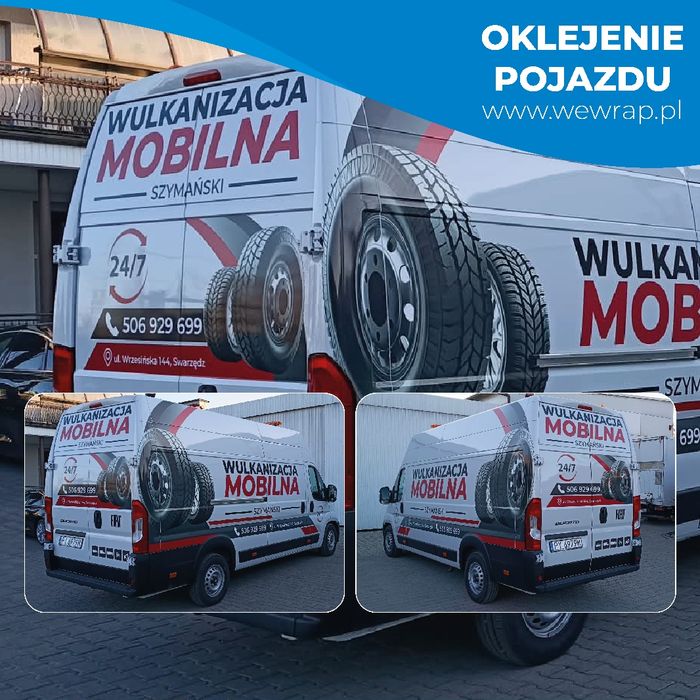 Oklejanie pojazdów, witryn sklepowych, oklejanie reklamowe - WEWRAP