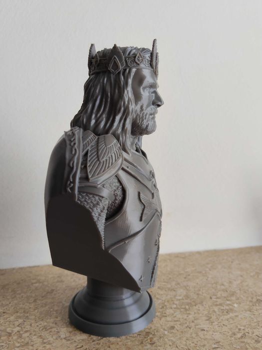 Busto de Aragorn Lord of The Rings