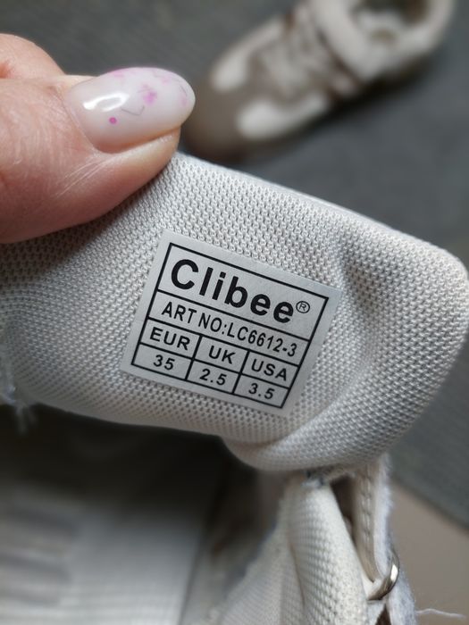 Кросівки дитячі Clibee р. 25 Бежевий