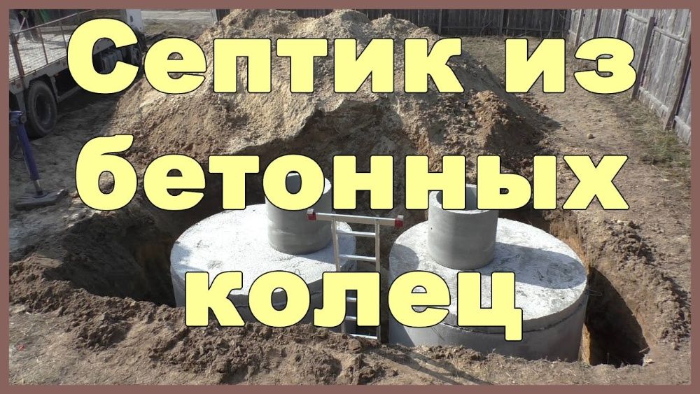 Зливна Яма Влаштування Септиків Каналізація Септик Під Ключ Бетонні Круги Кільця