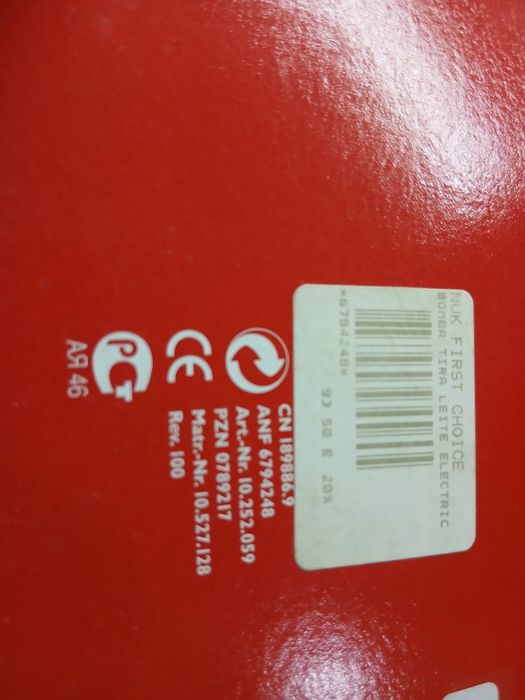 Bomba tira-leite elétrica NUK