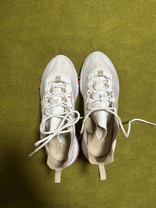 Кроссовки Nike React Element 55 White/Red Original Размер 37.5