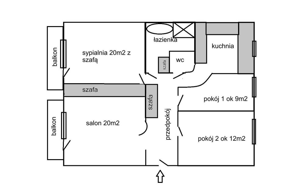 Mieszkanie – Łódź, Stare Chojny, Górna - Widok 2