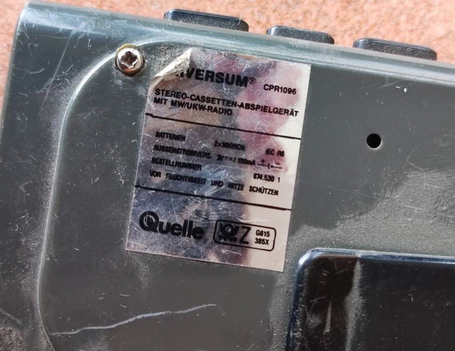 Walkman Uniwersum CPR 1096 uszkodzony dawca części