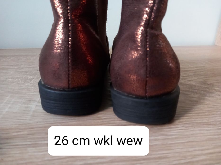 Sztyblety buty  brokatowe r 40