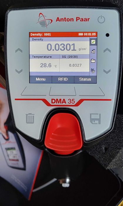 Medidor de Densidade Anton Paar DMA 35 V4 (P/N 172244) – Portátil