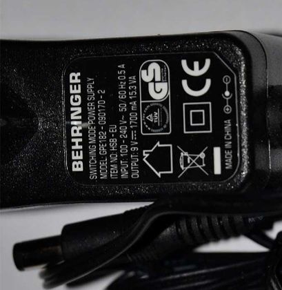 Zasilacz pedal board 9V DC 1700 mA Behringer