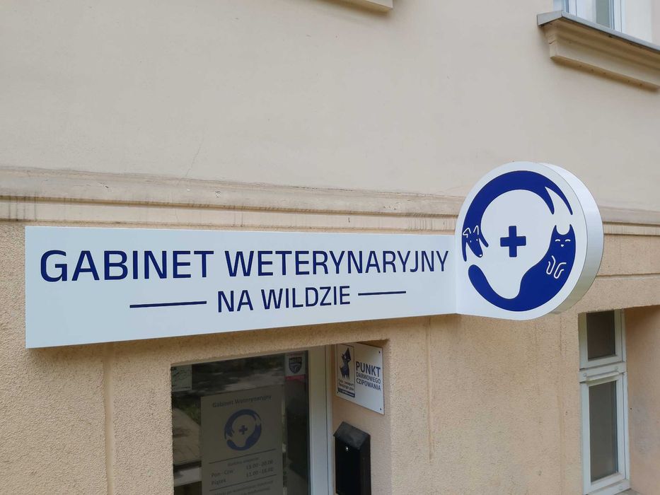 Kaseton podświetlany LED Szyld Litery Baner Tablica Oklejanie reklama