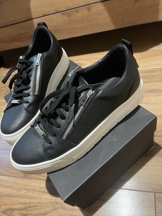 Antony Morato zipper buty sneakers skora czarne 44
