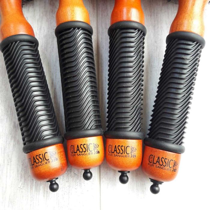 Брашинги для волосся Sibel з натуральною щетиною кабана