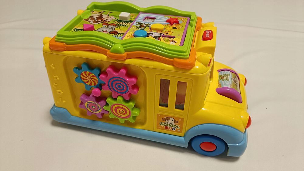 Autobus Interaktywny Książka Edukacyjna Szkolny