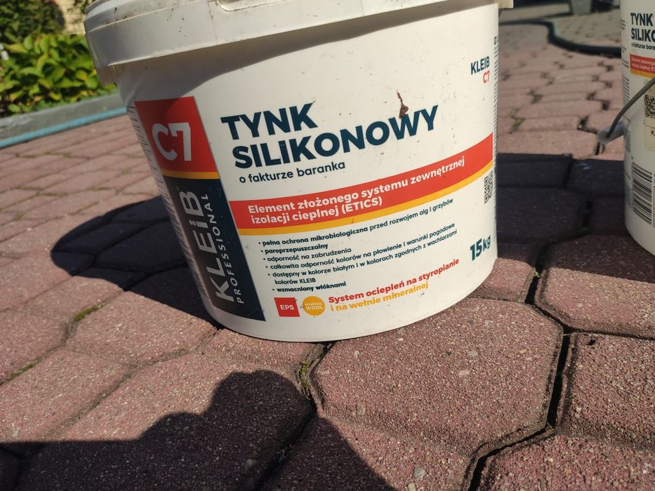 Tynk silikonowy KLEIB 30kg (2x15kg) - brąz