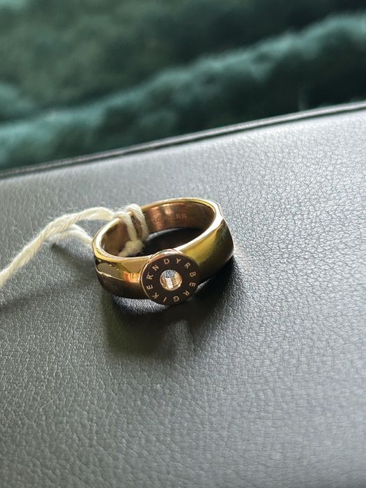 Pierścionek złoty z kryształkiem rg dyrberg/kern