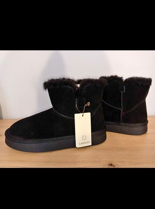 Buty zimowe śniegowce damskie Lasocki NOWE z metką