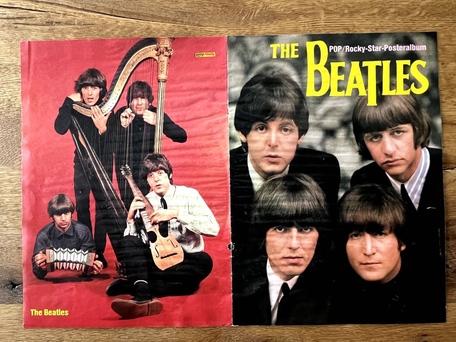 4x plakat The Beatles, Falco, Jennifer Rush/ Bravo PopRocky 80/90 lata
