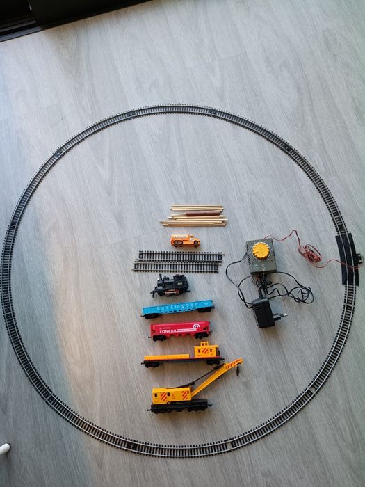 Conjunto Iniciação comboio elétrico Mehano, H0, 1/87