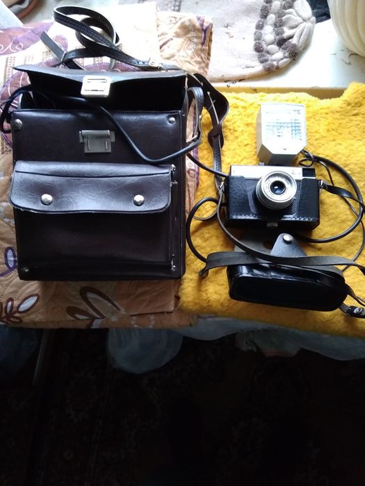 електрофотоглянцеватель, зарядна сумка-спалах