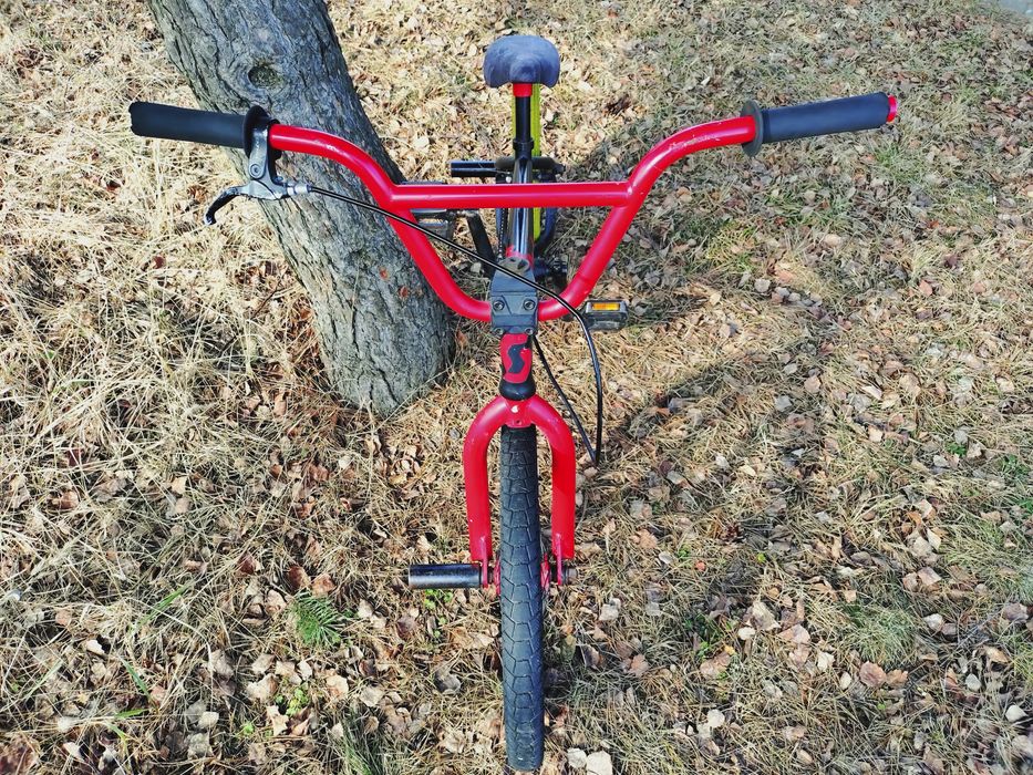 Rower BMX mocny, czerwony