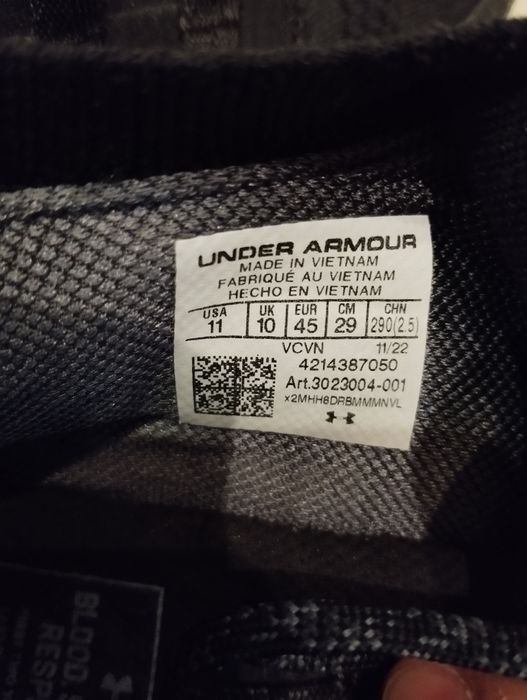 Męskie buty treningowe Under Armour Project Rock 3 45