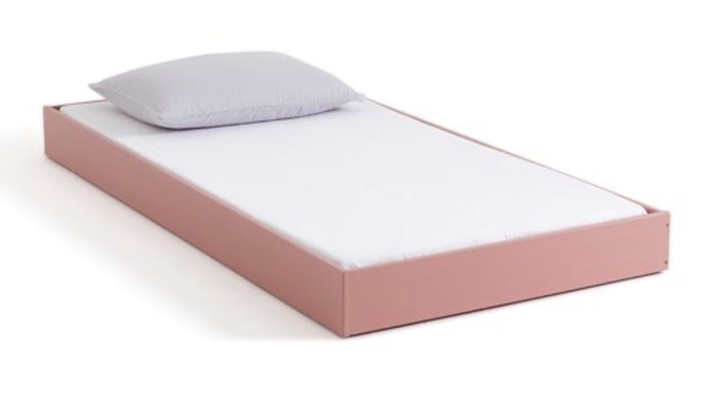 Gaveta-cama rosa estilo retro