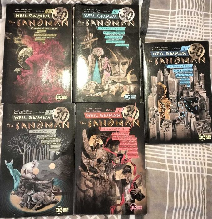 Sandman 30th edition (em inglês) 1 a 5