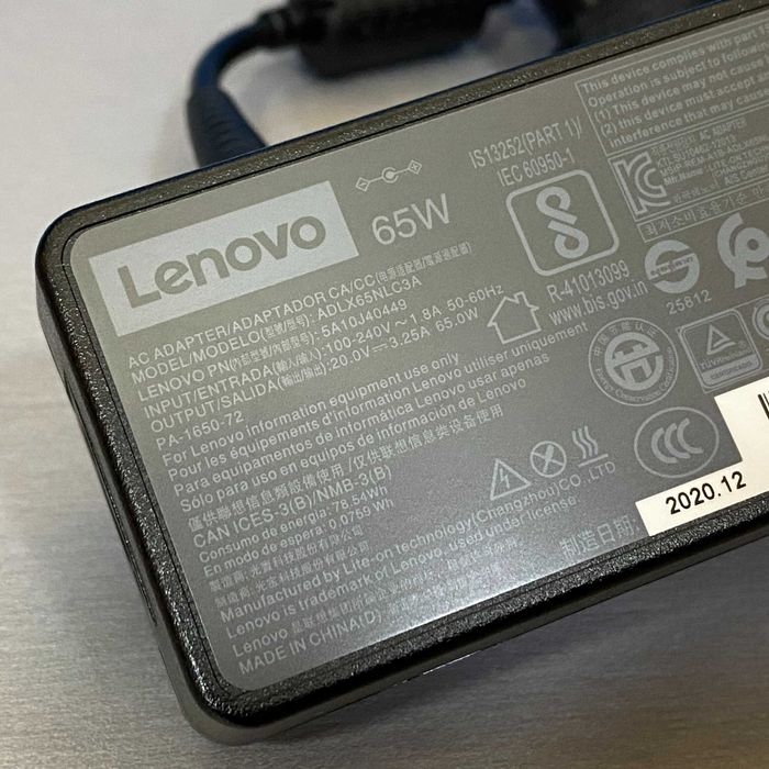 Carregador Lenovo 65W (NOVO)